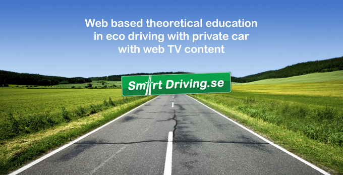 Web TV based theoretical education in eco driving with car